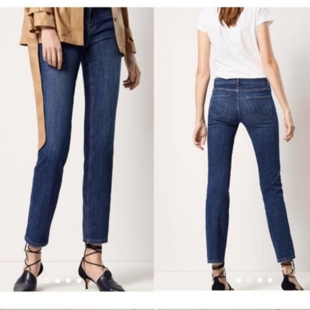 Massimo Dutti Skinny Jeans Regular Fit‎ Mid Rise Medium Wash Size 6
